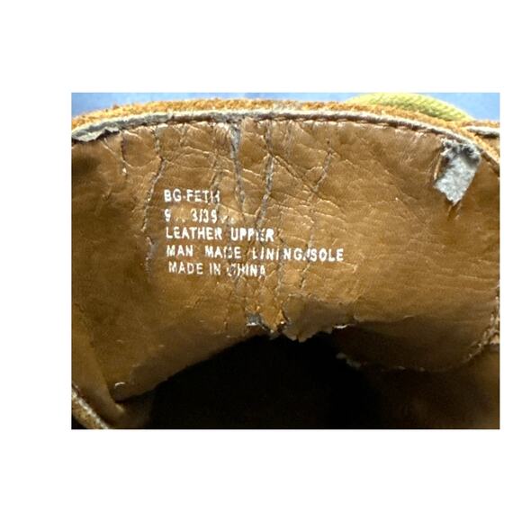 BCBGeneration Brown Leather Suede 4.5" Heels Round Toe Size 9 US 39 EU Pre-owned - Picture 7 of 9